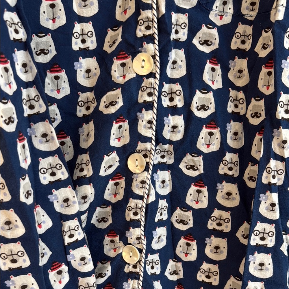 Roller Rabbit Polar Bear Pajama Dress/Nightshirt - Picture 5 of 7